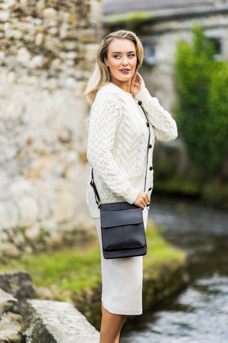 Sling Bag - Luxury Irish Soft Leather - Genuine Celtic Merchandise
