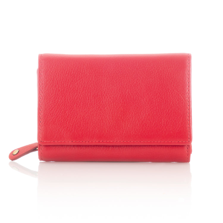 Luxury Irish Leather Triple Fold Wrap Wallet Purse - Genuine Celtic Merchandise