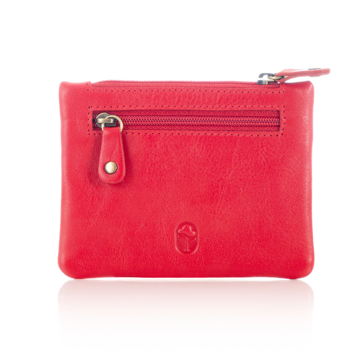 Three Zip Purse - Luxurious Classic Celtic Fine Irish Handcrafted Leather Purse