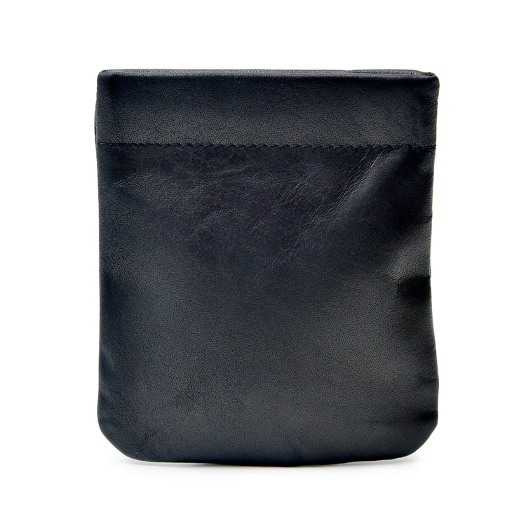 Luxury Irish Leather Snap Purse - Traditional Celtic Design Purse