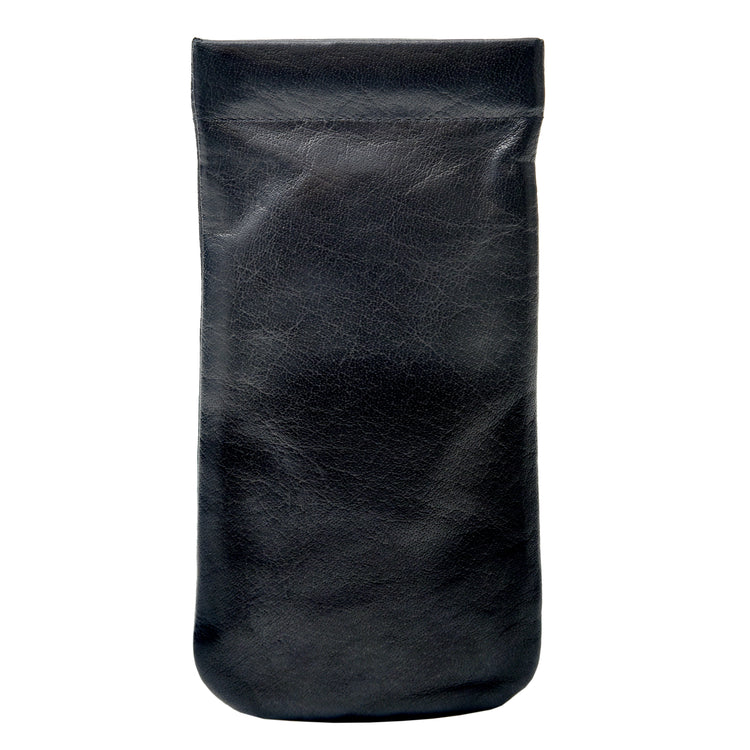 Luxury Irish Leather Snap Spectacle Case, Celtic Design Case