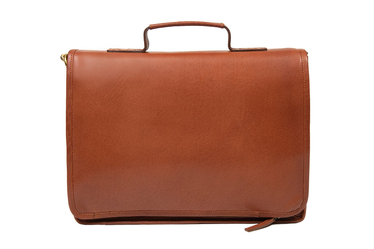 Luxury Irish Soft Leather Mac Book Satchel - Genuine Celtic Merchandise