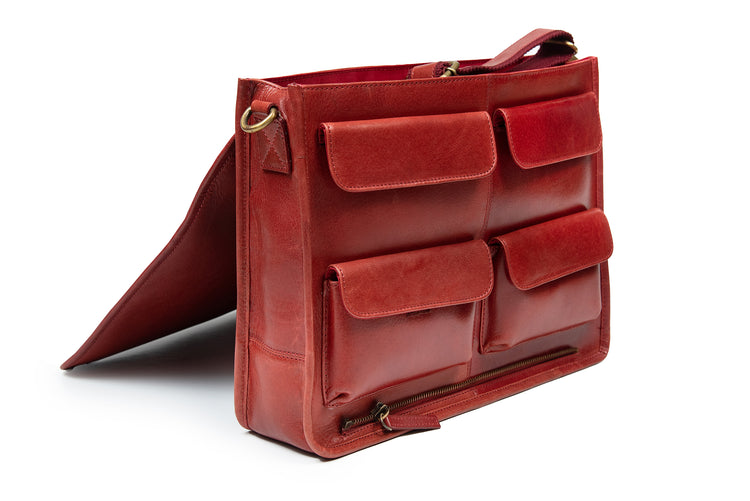 Luxury Irish Soft Leather Mac Book Satchel - Genuine Celtic Merchandise