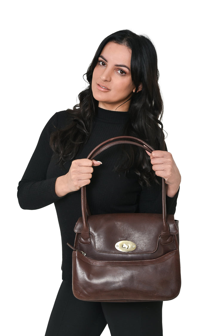 The Kilkenny Bag - Handcrafted Luxury Irish Leather, Finest Genuine Celtic Handbag