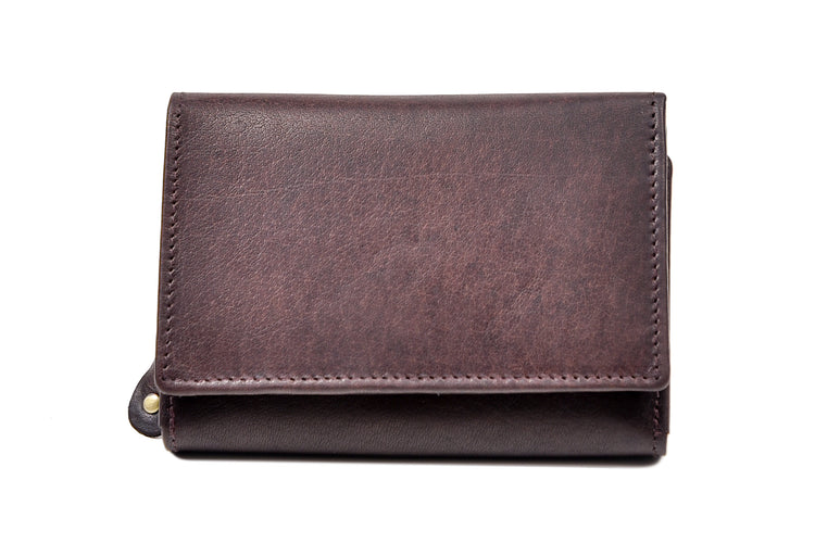 Luxury Irish Leather Triple Fold Wrap Wallet Purse - Genuine Celtic Merchandise