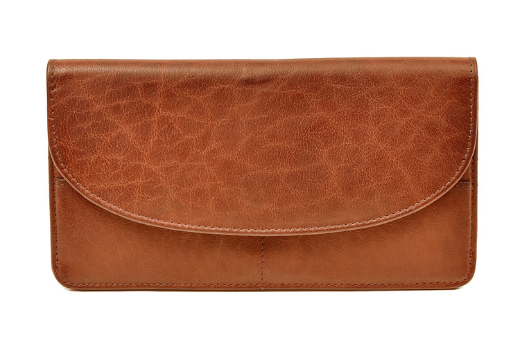 Luxury Irish Leather Two Zip Compartment Purse - Genuine Celtic Merchandise