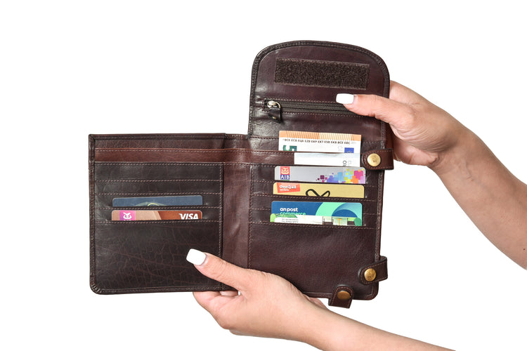 Security Purse - Luxury Irish Soft Leather, Genuine Celtic Merchandise