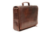 Satchel Bag with Handle -Vegetable tanned Leather for hardwearing satchel.