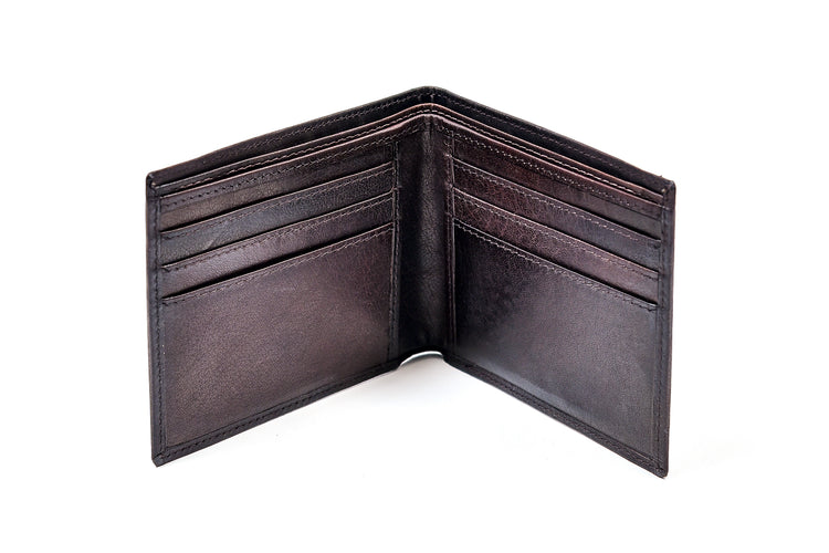 Gents Wallet - Luxurious Authentic Irish Brown, Tan or Red Leather, Genuine Celtic Merchandise