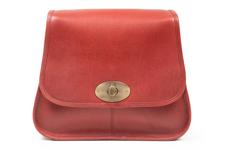 The Biker Bag - Beautiful Rich Irish Leather Handbag, Elegant Classic Style, Genuine Versatile Celtic Merchandise