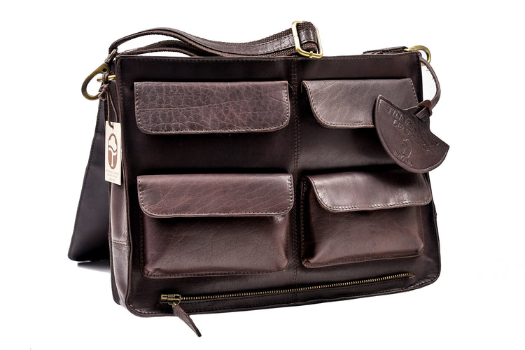 Luxury Irish Soft Leather Mac Book Satchel - Genuine Celtic Merchandise