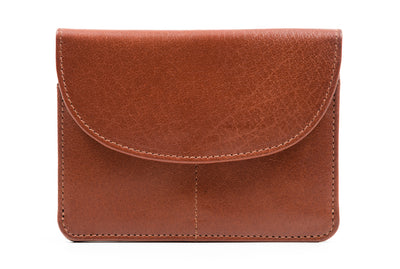 Back Zip Purse - Luxurious Authentic Irish Leather, Genuine Celtic Merchandise
