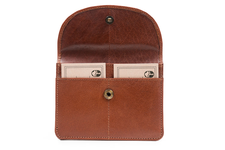 Back Zip Purse - Luxurious Authentic Irish Leather, Genuine Celtic Merchandise