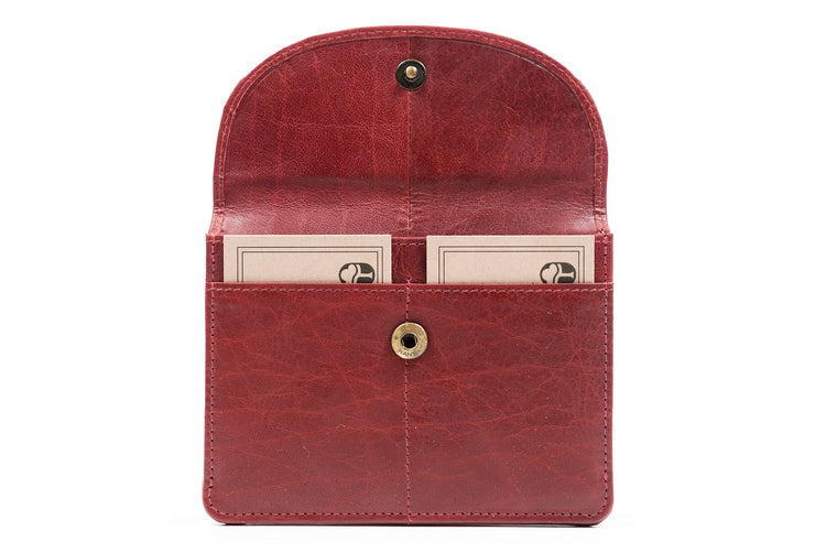 Back Zip Purse - Luxurious Authentic Irish Leather, Genuine Celtic Merchandise