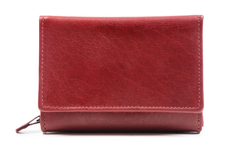 Luxury Irish Leather Triple Fold Wrap Wallet Purse - Genuine Celtic Merchandise