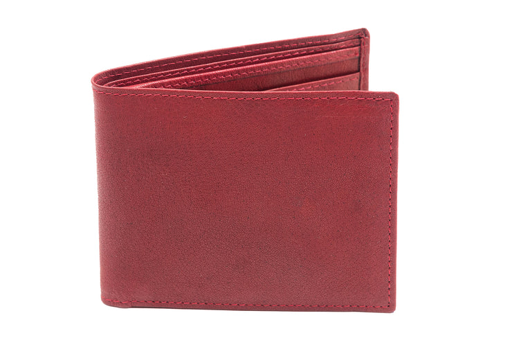 Gents Wallet - Luxurious Authentic Irish Brown, Tan or Red Leather, Genuine Celtic Merchandise