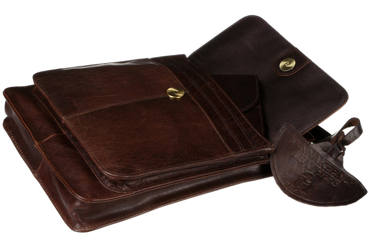 Sling Bag - Luxury Irish Soft Leather - Genuine Celtic Merchandise
