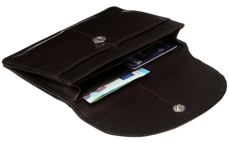 Back Zip Purse - Luxurious Authentic Irish Leather, Genuine Celtic Merchandise