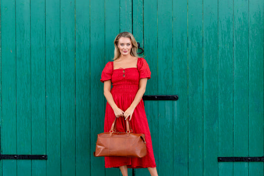 Overnight Bag - Luxury Irish Soft Leather, Genuine Celtic Merchandise