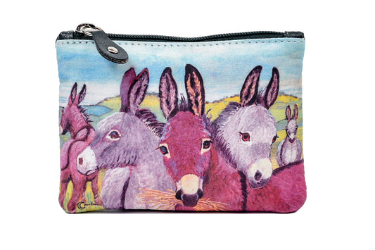 Small top zip purse DONKEY image