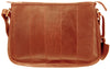 Stripy Shoulder Bag - Luxury Irish Soft Leather - Genuine Celtic Merchandise