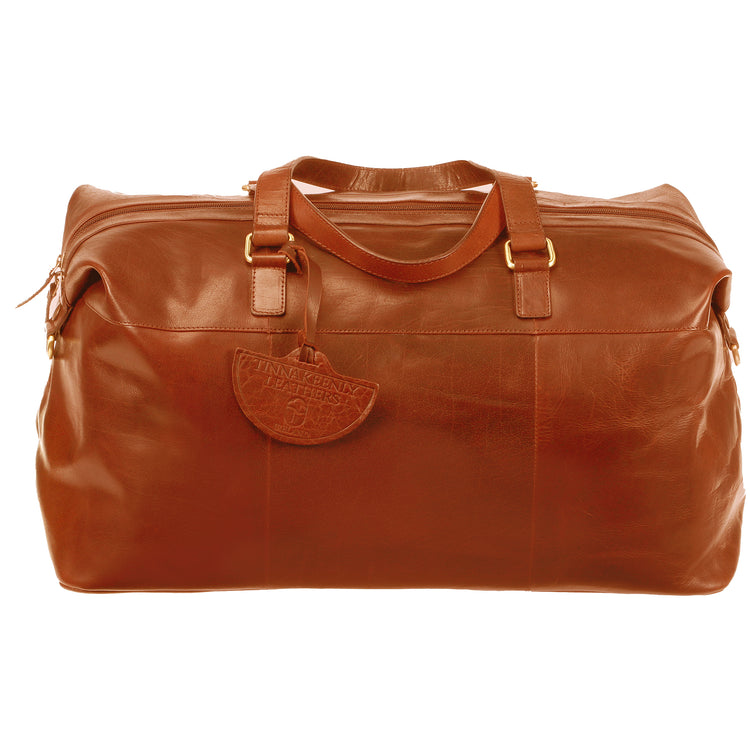 Overnight Bag - Luxury Irish Soft Leather, Genuine Celtic Merchandise