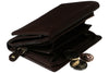 Luxury Irish Leather Triple Fold Wrap Wallet Purse - Genuine Celtic Merchandise