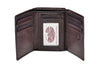 Luxury Irish Leather Triple Fold Wrap Wallet Purse - Genuine Celtic Merchandise
