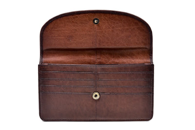 Luxury Irish Leather Two Zip Compartment Purse - Genuine Celtic Merchandise