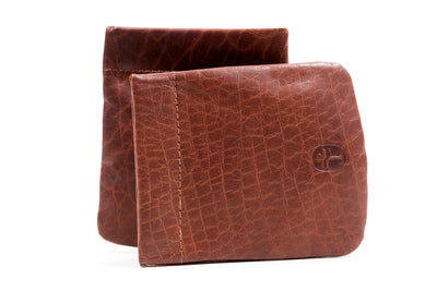 Luxury Irish Leather Snap Purse - Traditional Celtic Design Purse