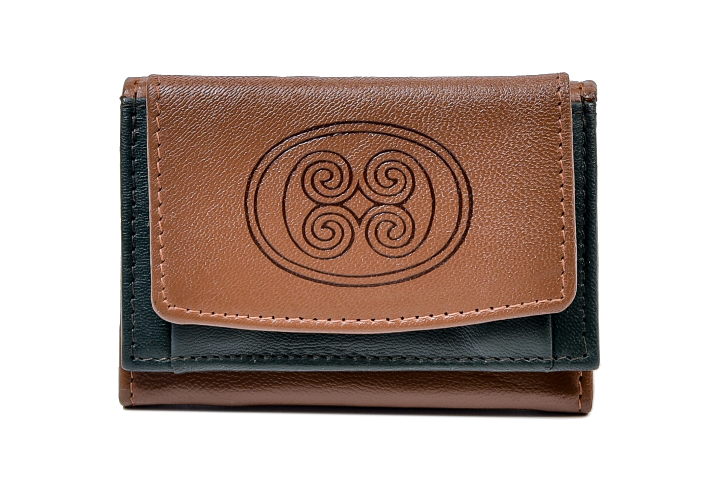 The Tri-Fold Wallet - Traditional Luxury Irish Leather Celtic