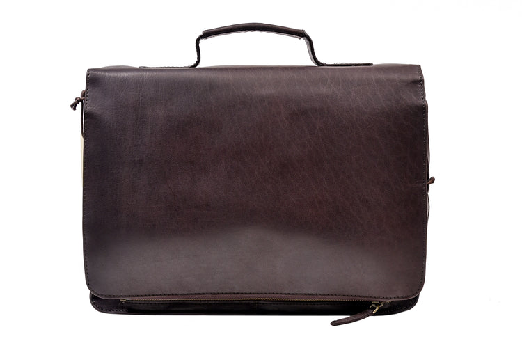 Luxury Irish Soft Leather Mac Book Satchel - Genuine Celtic Merchandise