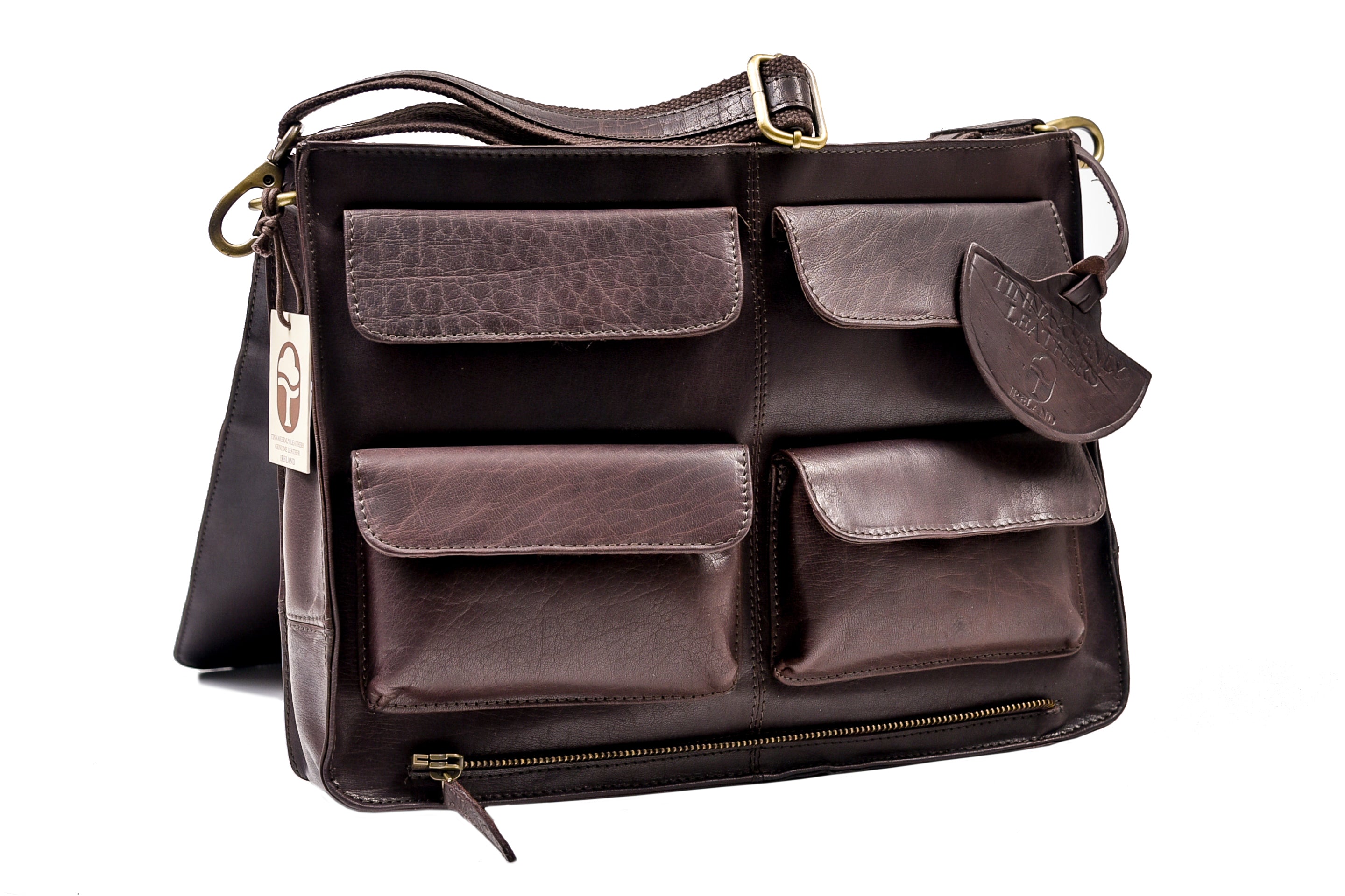 Luxury Irish Soft Leather Mac Book Satchel - Genuine Celtic