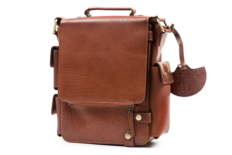 Luxury Irish Soft Leather Utility Bag - Genuine Celtic Merchandise