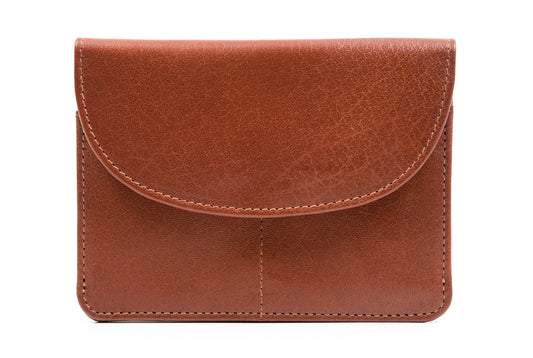 Back Zip Purse - Luxurious Authentic Irish Leather, Genuine Celtic Merchandise