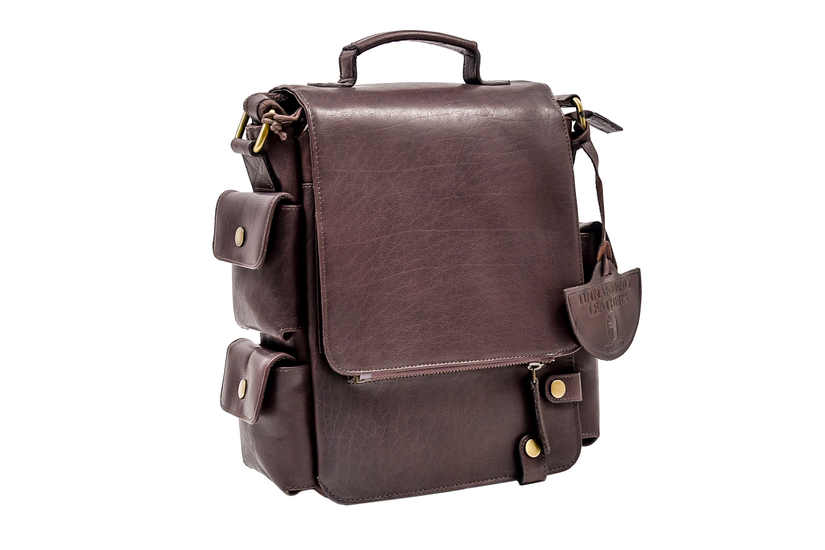 Luxury Irish Soft Leather Utility Bag - Genuine Celtic Merchandise