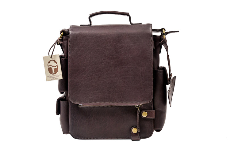Luxury Irish Soft Leather Utility Bag - Genuine Celtic Merchandise